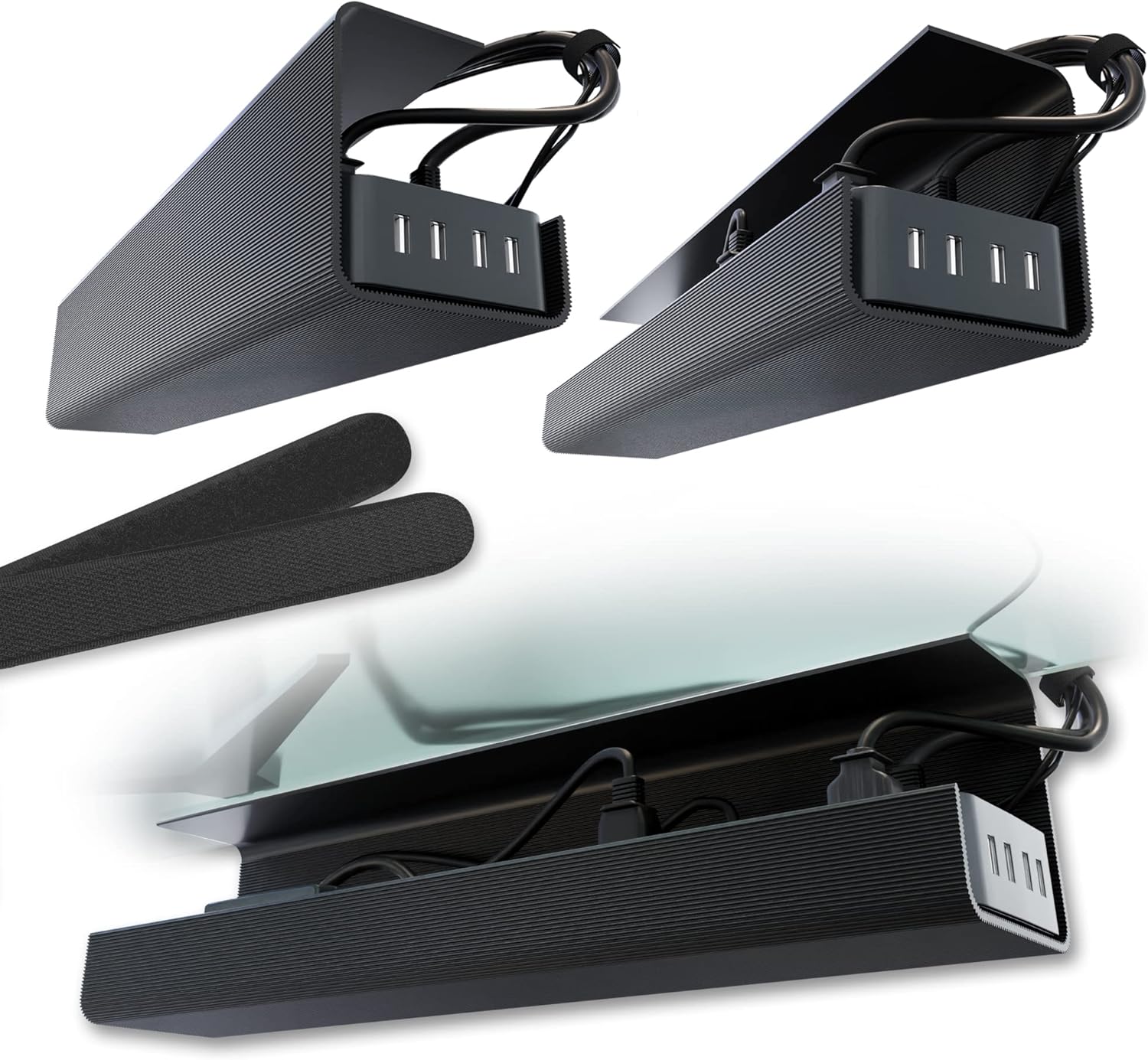 Under Desk Cable Management Tray