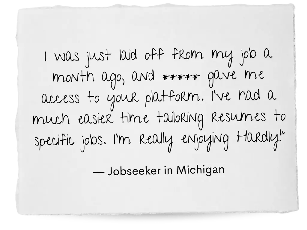 Job seeker 5 Quote