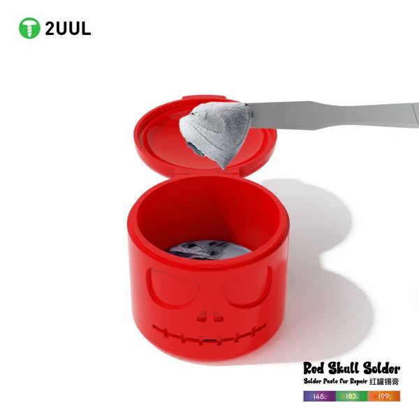 2uul RED Skull - معجون لحام عالي الجودة (148c) 50g