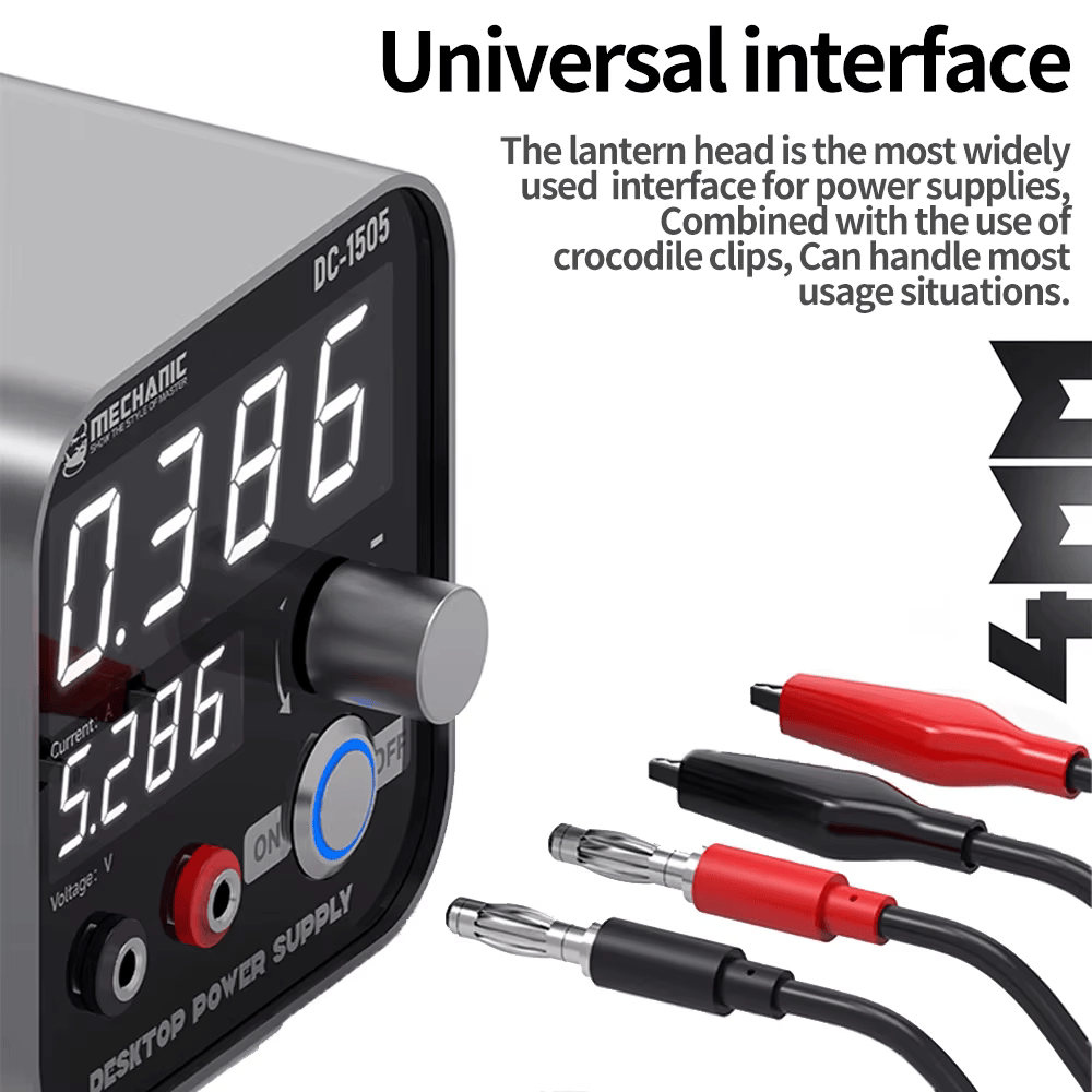 Mechanic DC-1505 15V / 5A Intelligent Digital Power Supply - محطة طاقة ذكية