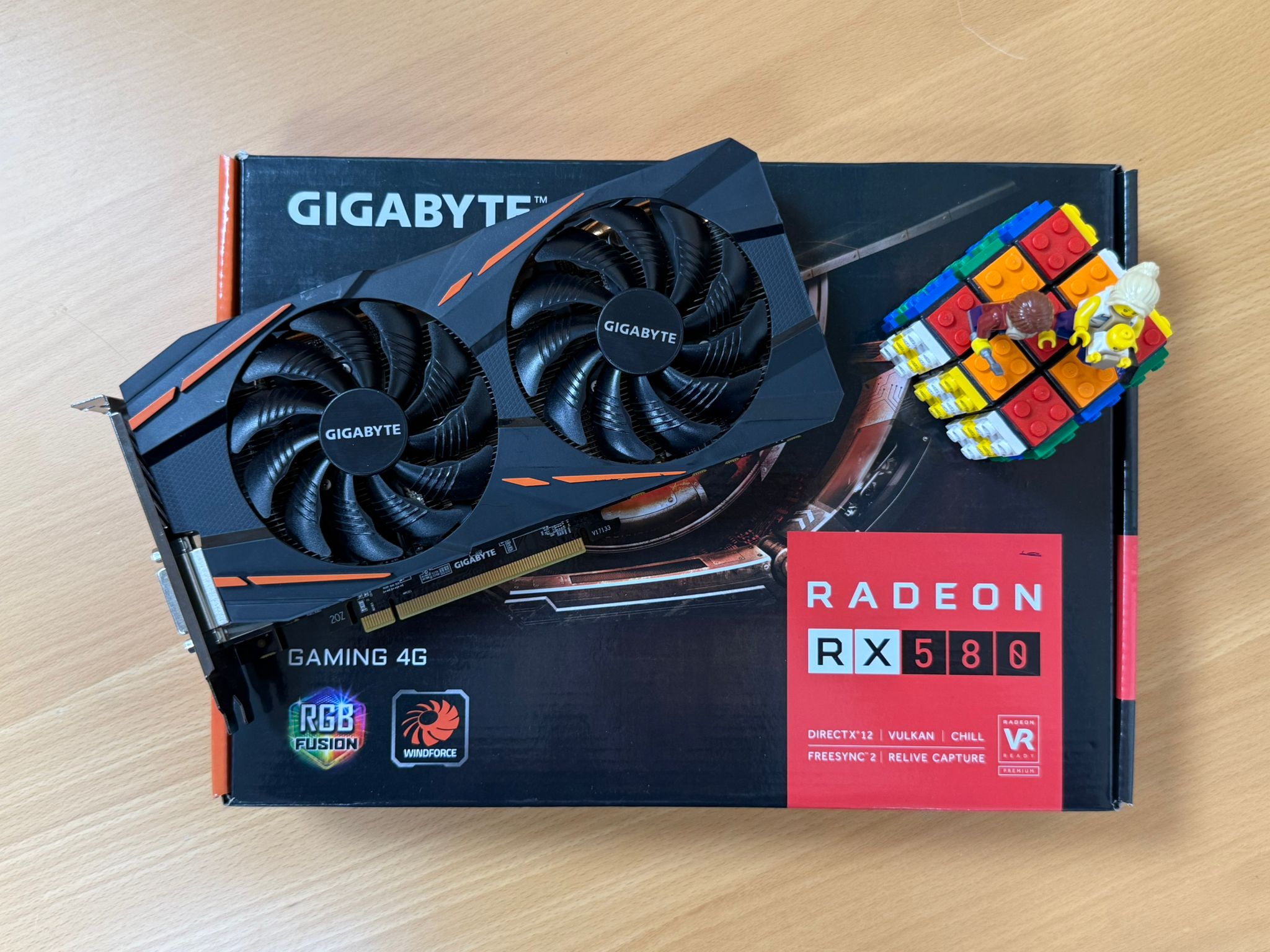 Gigabyte Radeon RX 580 Gaming 4G Videokaart V O F Gigabyte Radeon RX 580 Gaming 4G 2 