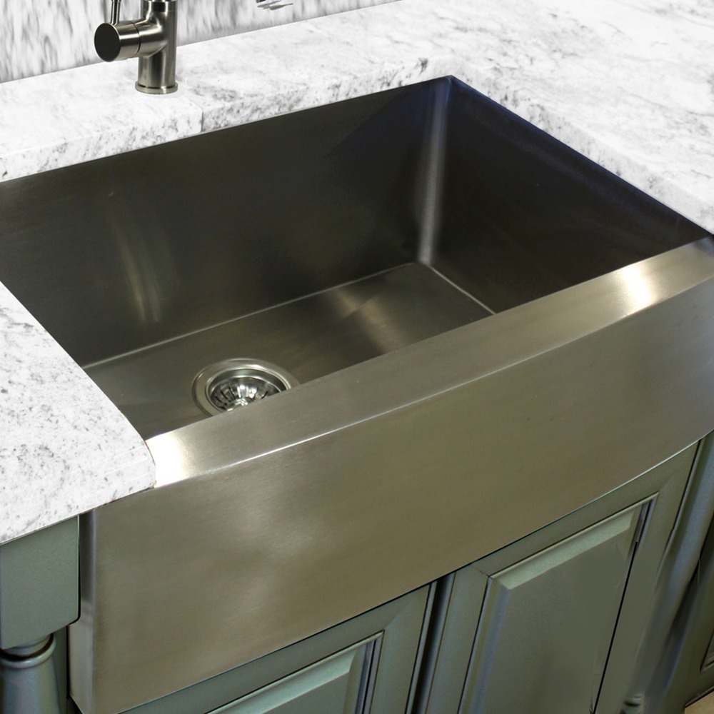 The concept behind countertop dishwashers was always a good one. 30" Zero Radius Handmade Stainless Steel Farmhouse Apron ...