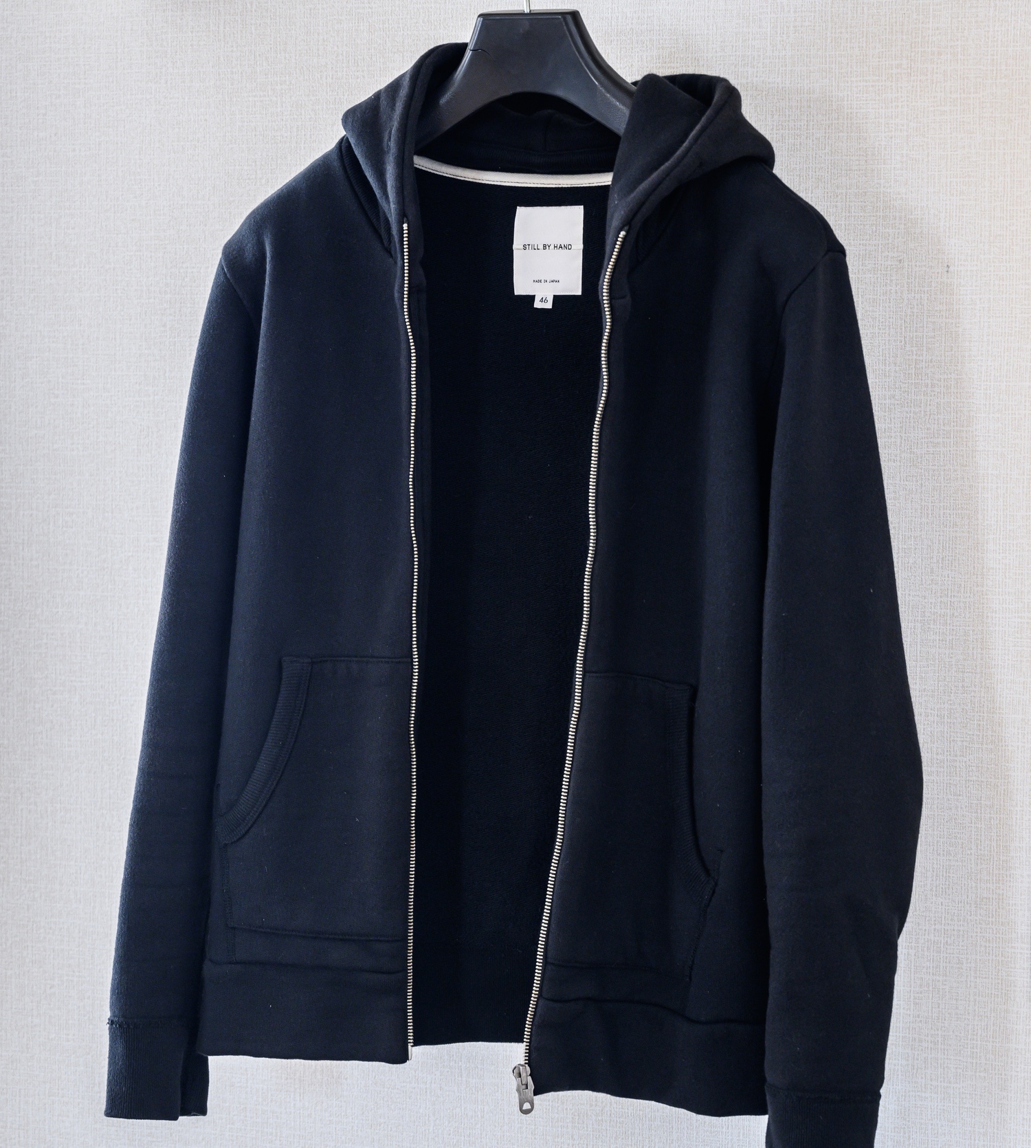 STILL BY HAND フルジップパーカー 46 STILL BY HAND 定番ジップ