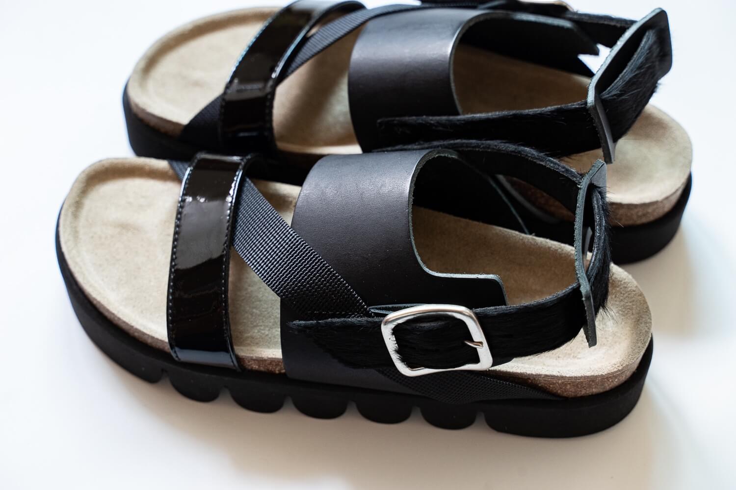 かまぼこソールが特徴的なHender Schemeのレザーサンダルを購入