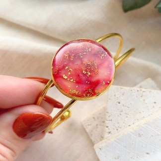 Red Gold Bangle