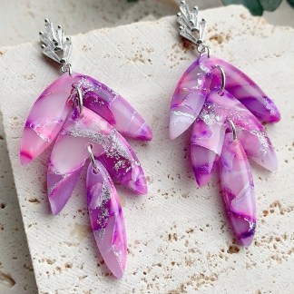 Genevieve Purple Silver
