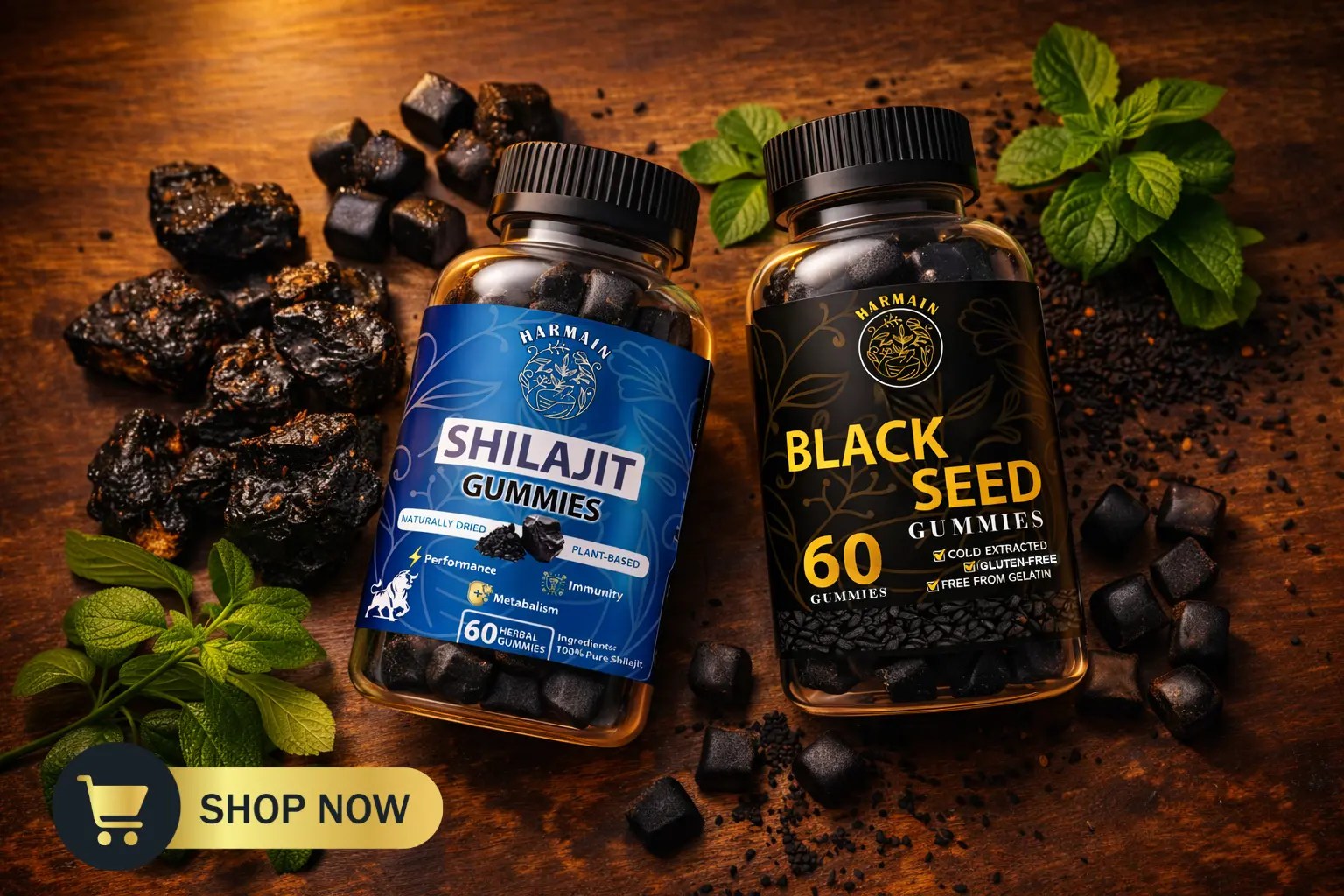 Authentic Himalayan energy and vitality supplement in convenient gummy form