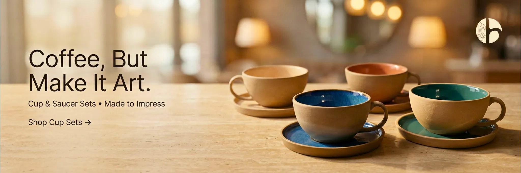 Harmiche - Ceramic Cups & Saucers