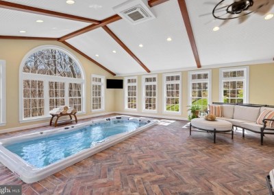 Spa addition in Sabillasville home