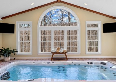 Spa addition in Sabillasville home