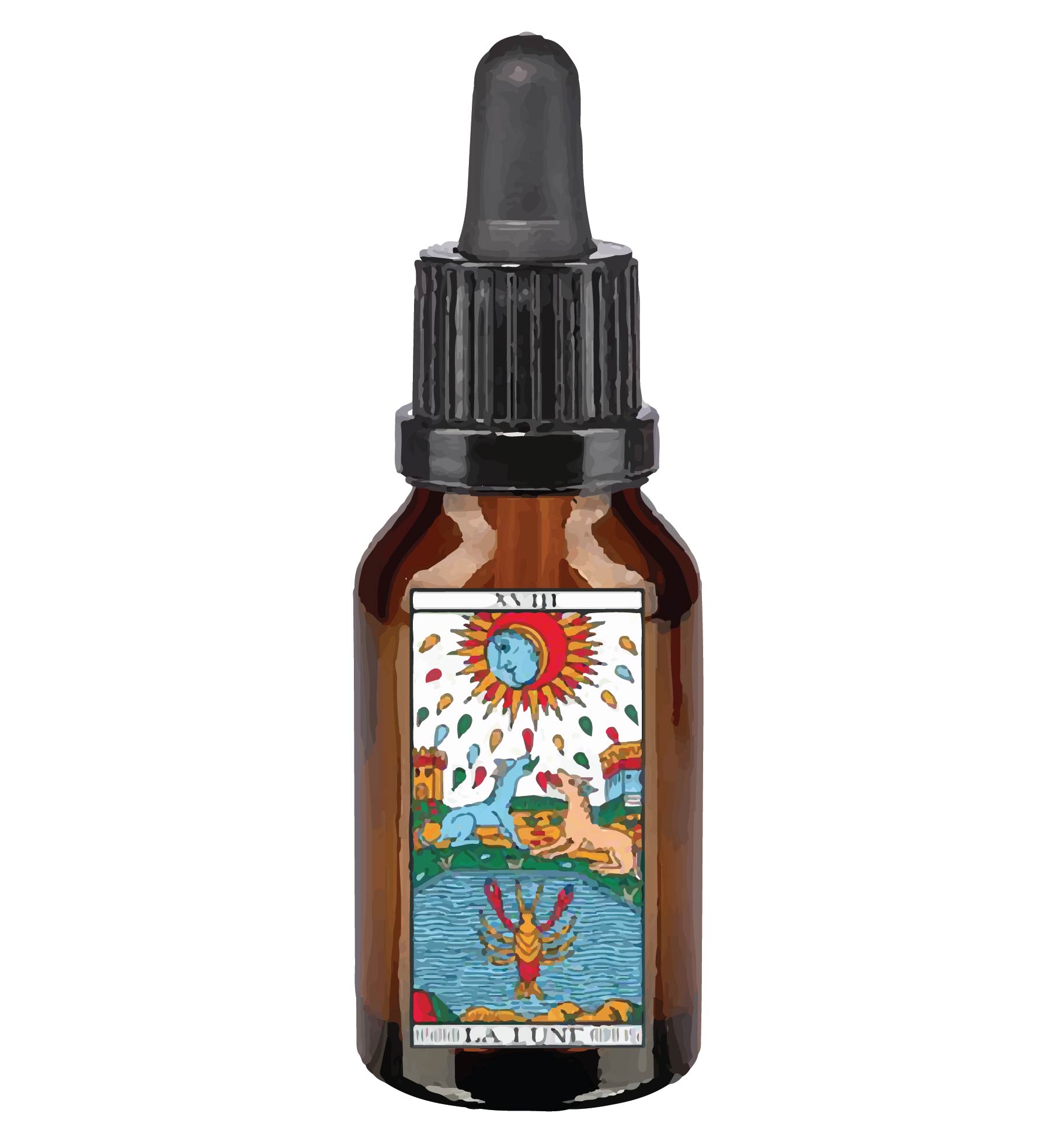 harmonie quantique - tarot-lame-18-la-lune