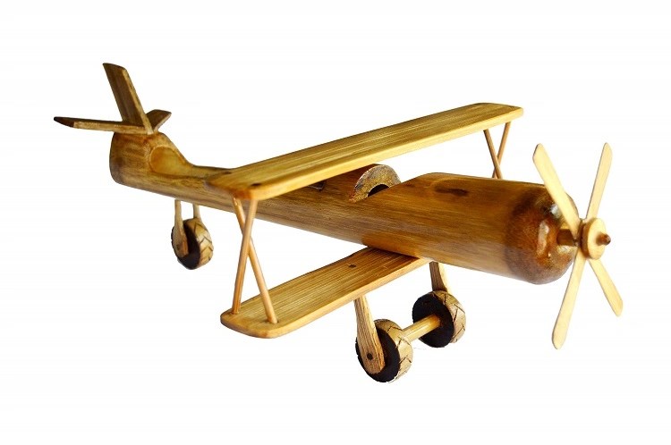 Toy airplane made of bamboo, Source: amazon.in