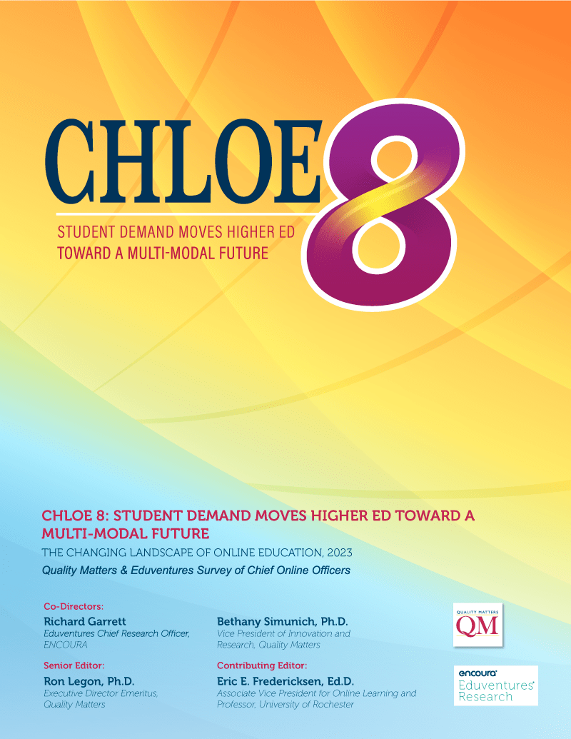CHLOE 8: Student Demand Moves Higher Ed Toward a Multi-Modal Future