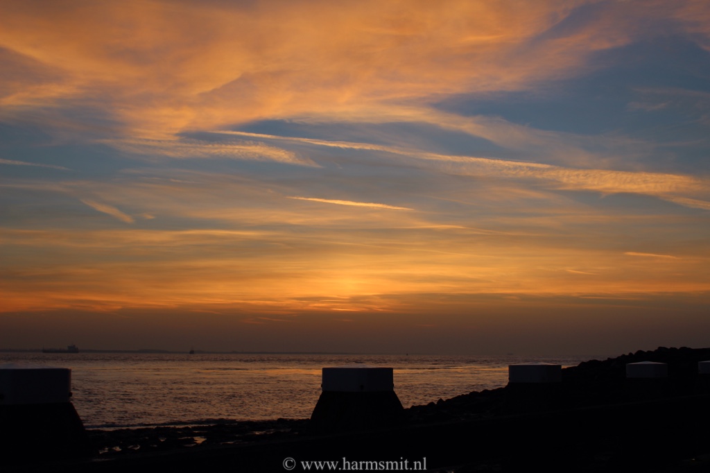 Zonsondergang Vlissingen.