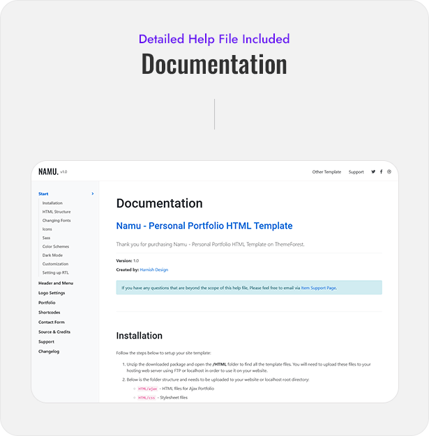 documentation