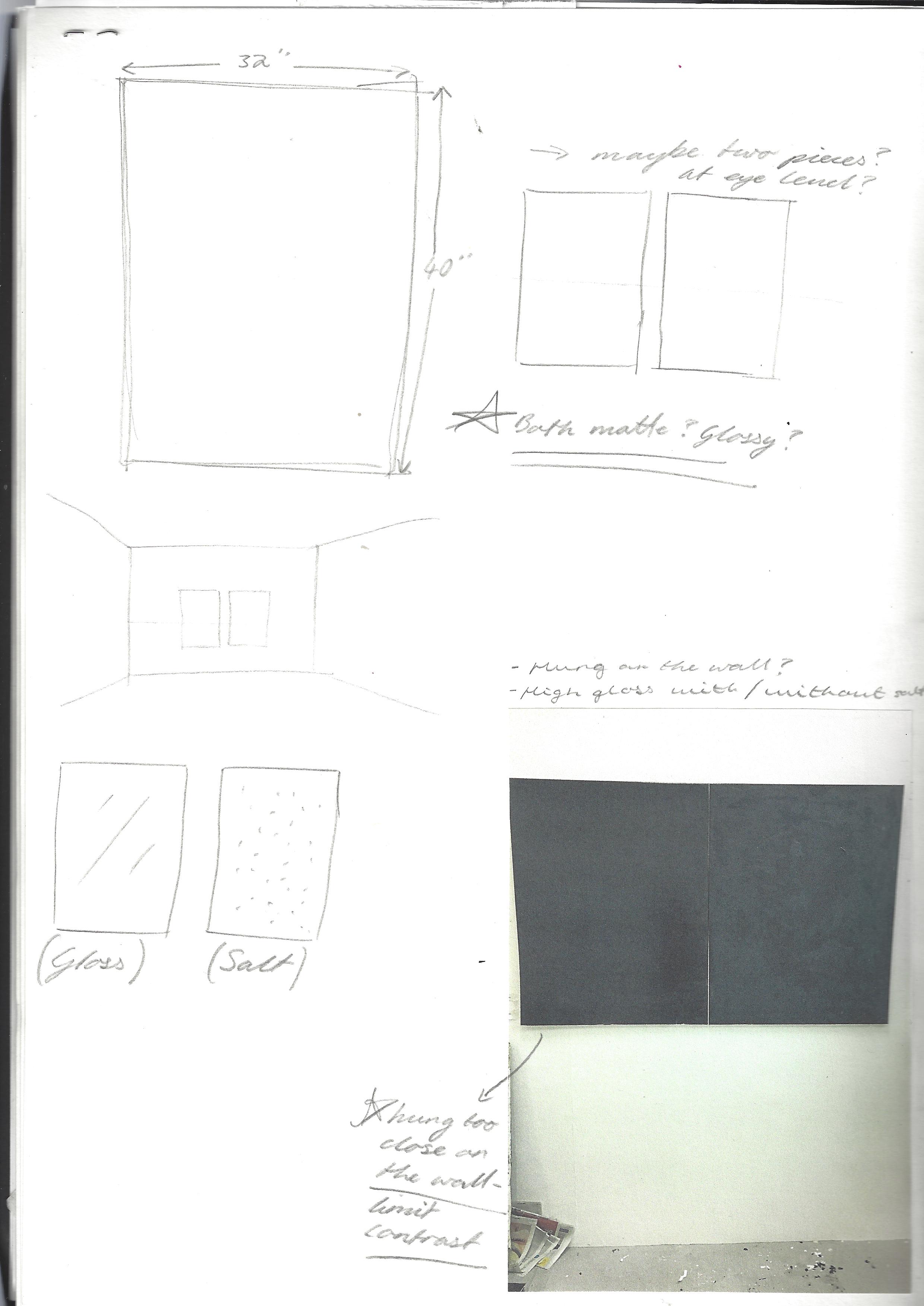 Plans of creating a contrast between two pieces.