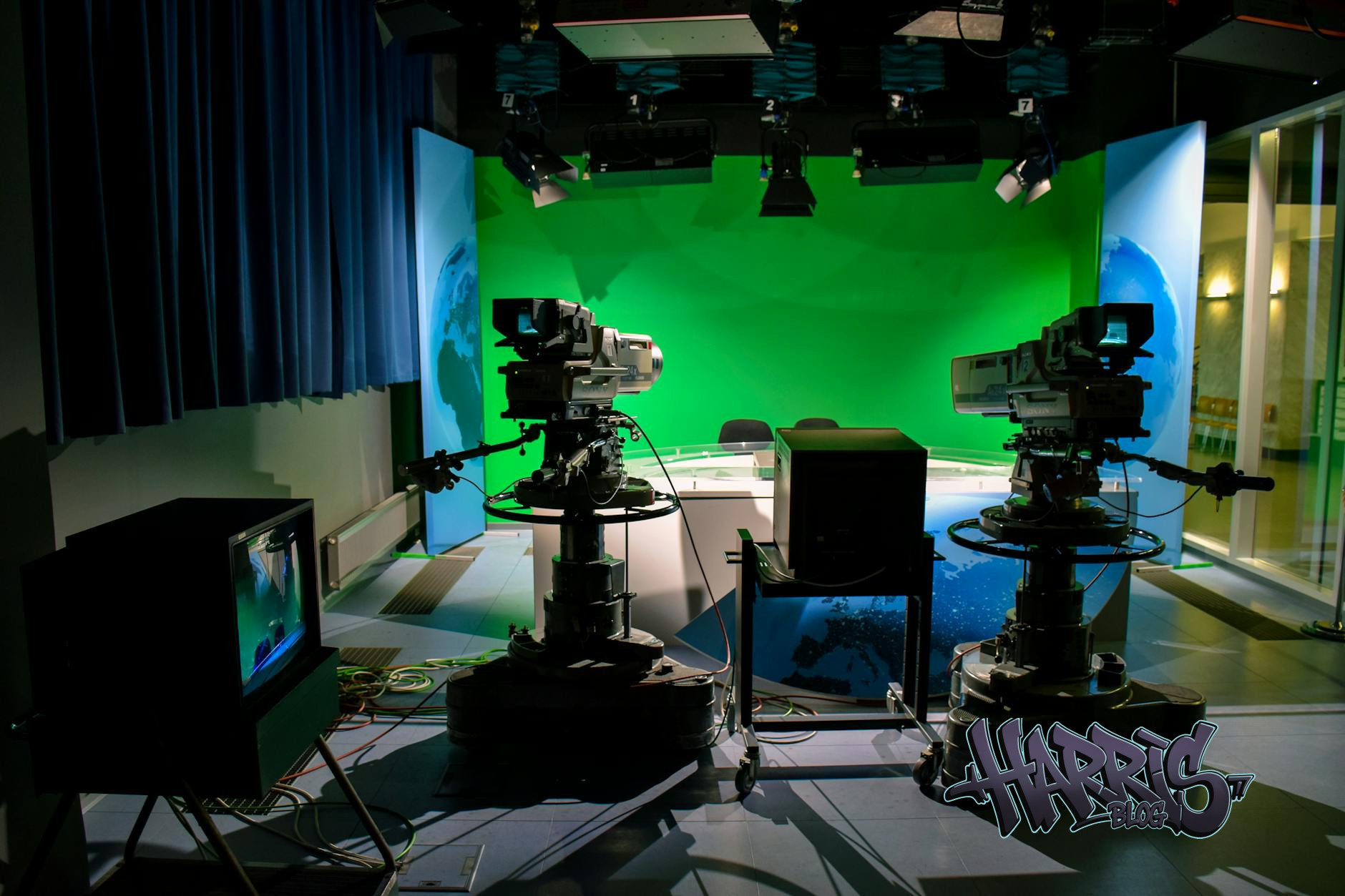 photo of a studio set up