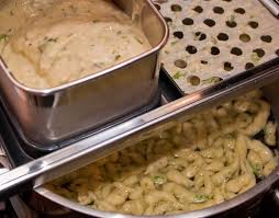 With dough over Boiling Water
