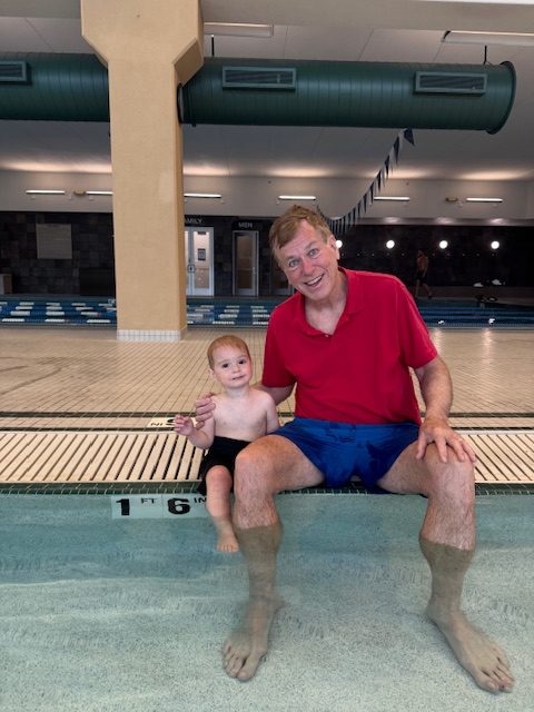 And here are two Chicago world-class swimmers.