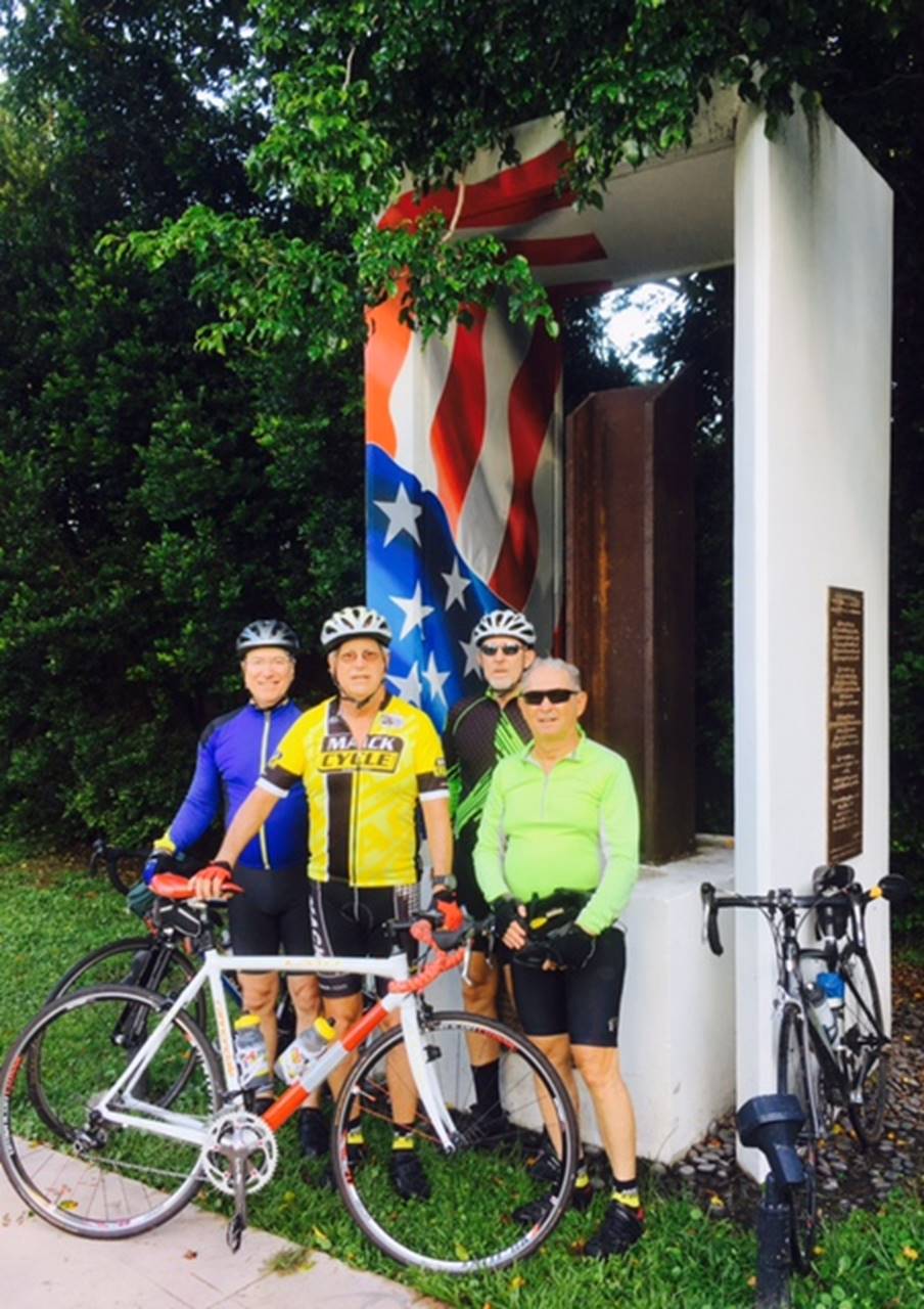Gary Simon, Harry Gottlieb, Stephen Linn and Alfred Feingold Miami Brickell 9/11 Memorial