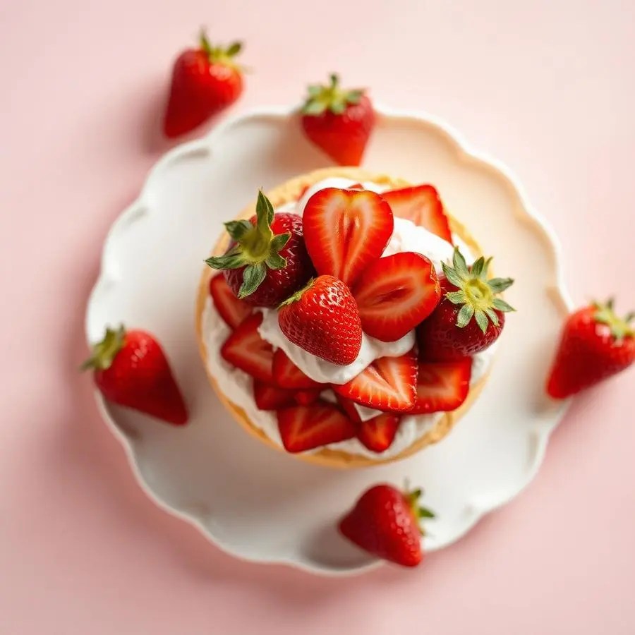 Srawberry Cloud Cake