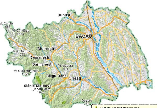 Judetul Bacau Harta Interactiva Harti Wansait Com Bacau Interactiv Map 