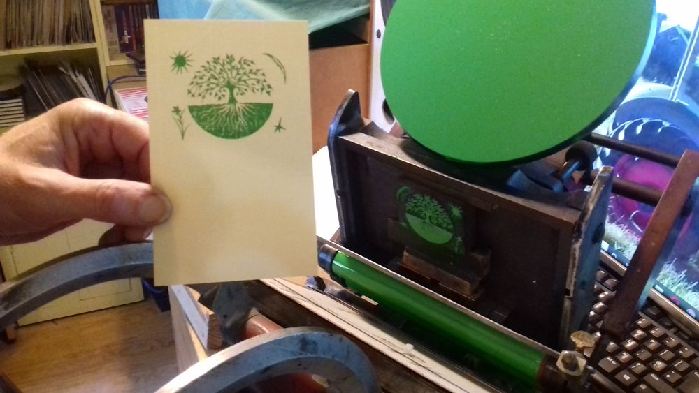 Printing with an Adana 8x5