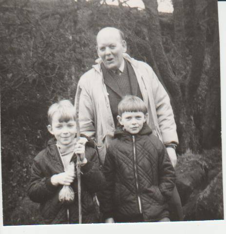 My dad, brother and me