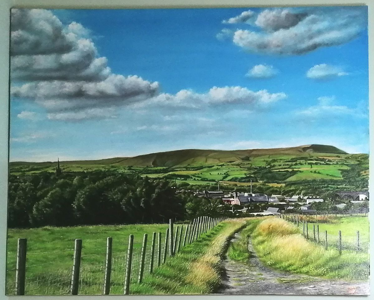 Dave Priestley's oil painting