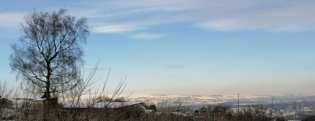 Blue sky in the white Blue sky in the white