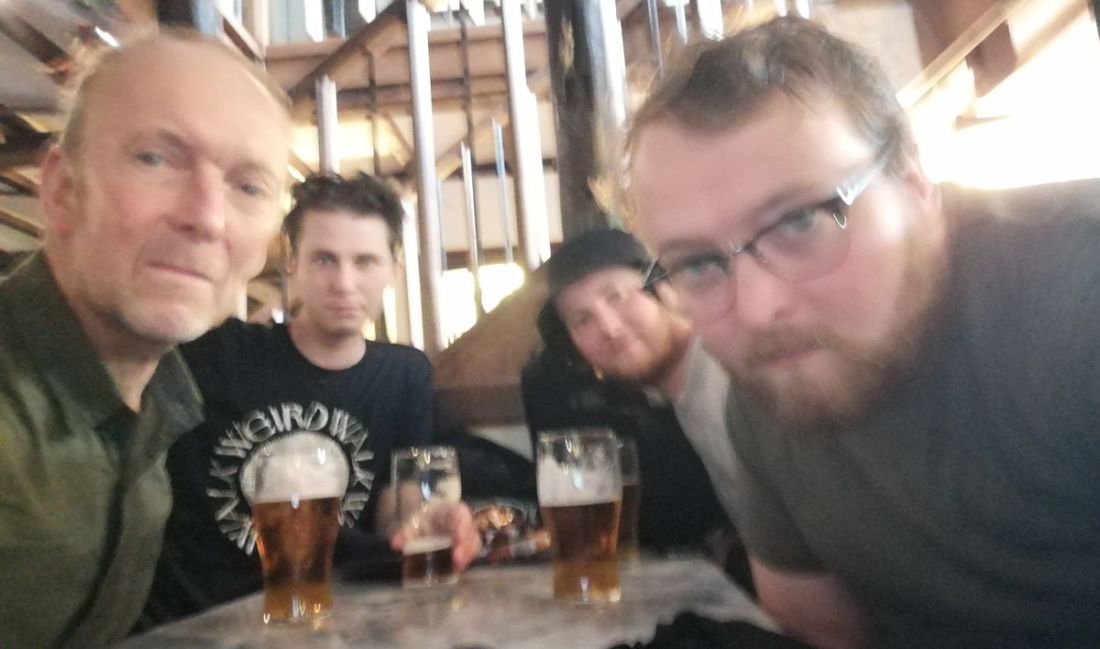 At the hostelry