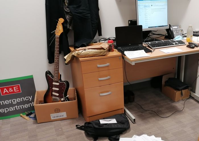 Office guitar