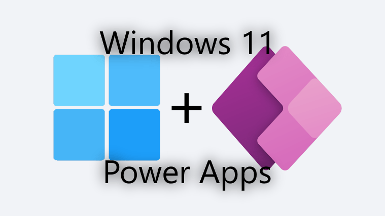 Windows 11 Logo and the Power Apps Logo