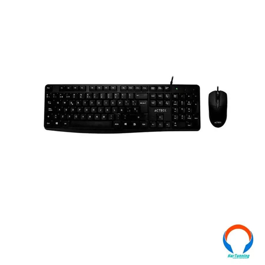 Kit Teclado Y Mouse ACTECK MK210 / Alámbrico / USB / 1000 DPI / Negro ...