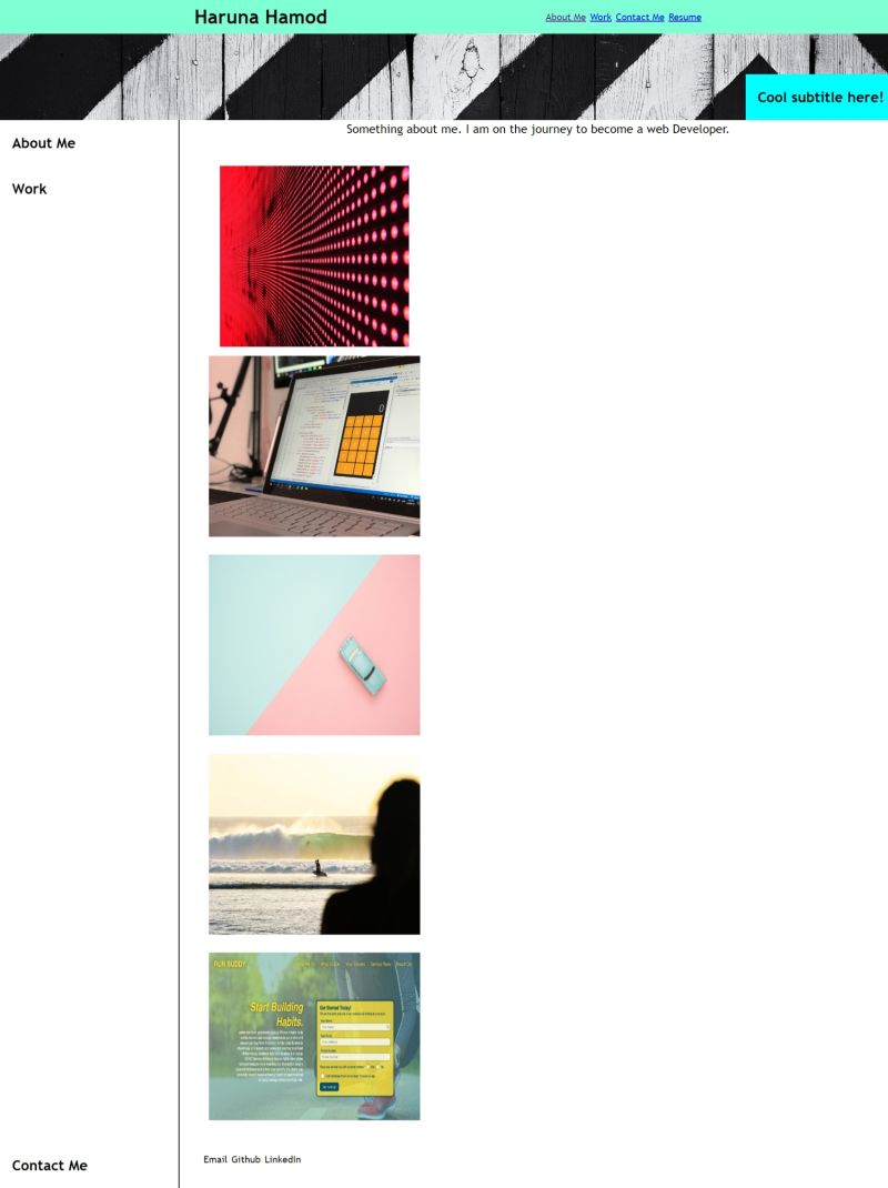 Haruna Bootstrap Portfolio - Best Colorful Wallpapers in 8K