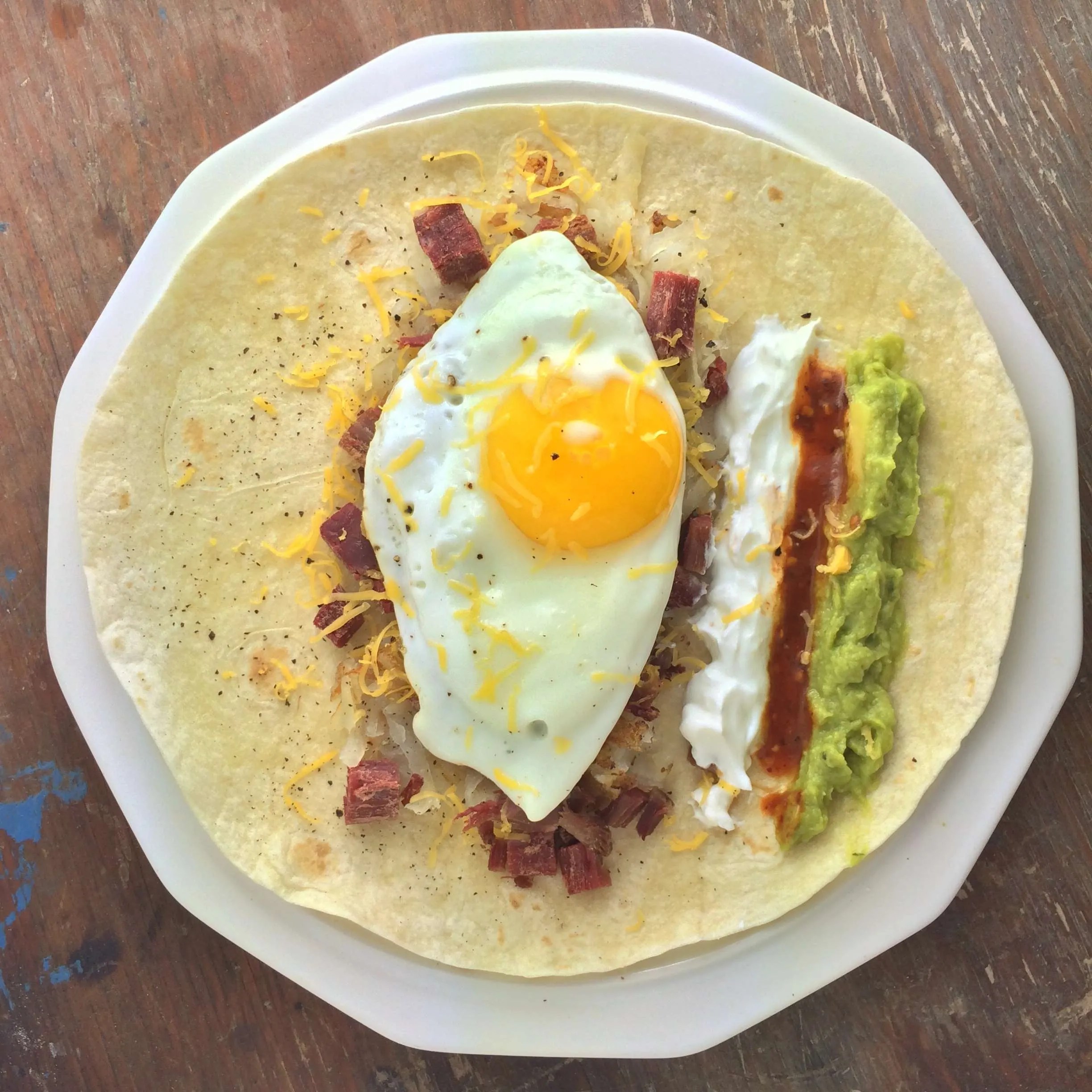 Corned Venison Hash Breakfast Burritos Harvesting Nature