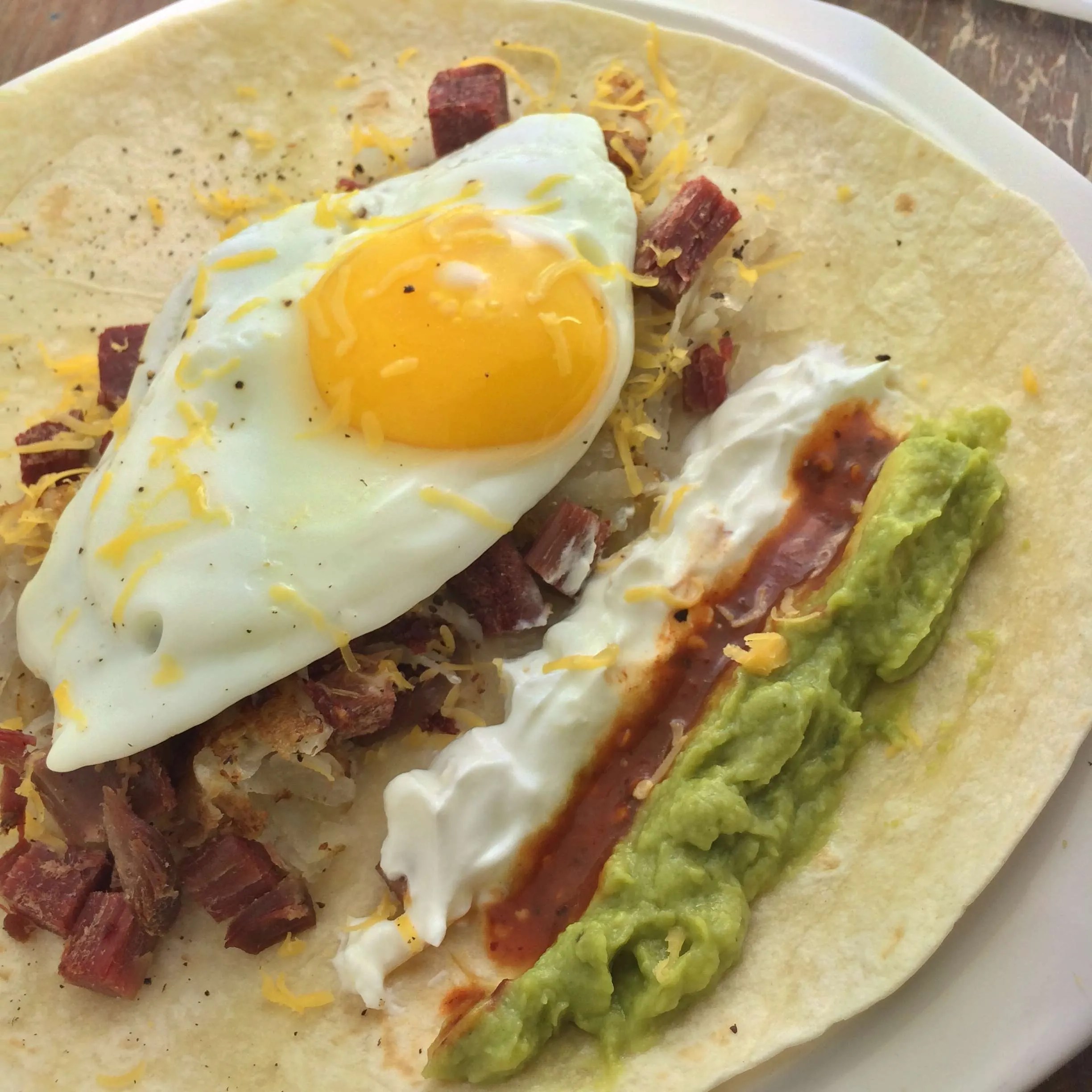 Corned Venison Hash Breakfast Burritos Harvesting Nature