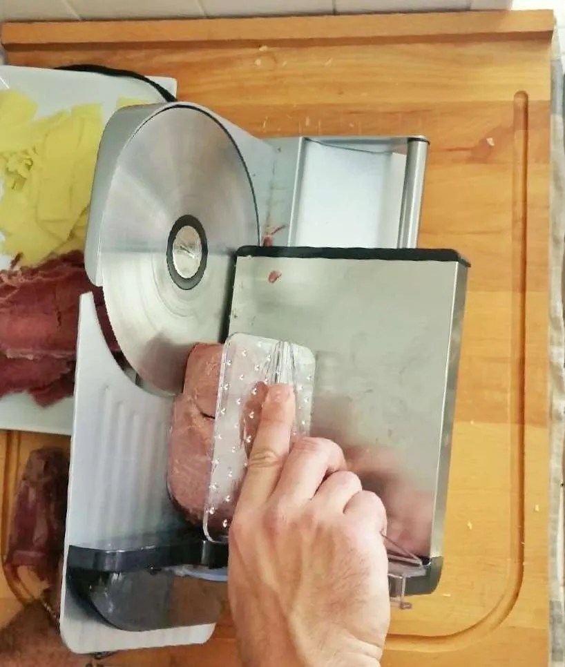 Venison Reuben Sandwich and the Weston Meat Slicer Harvesting Nature