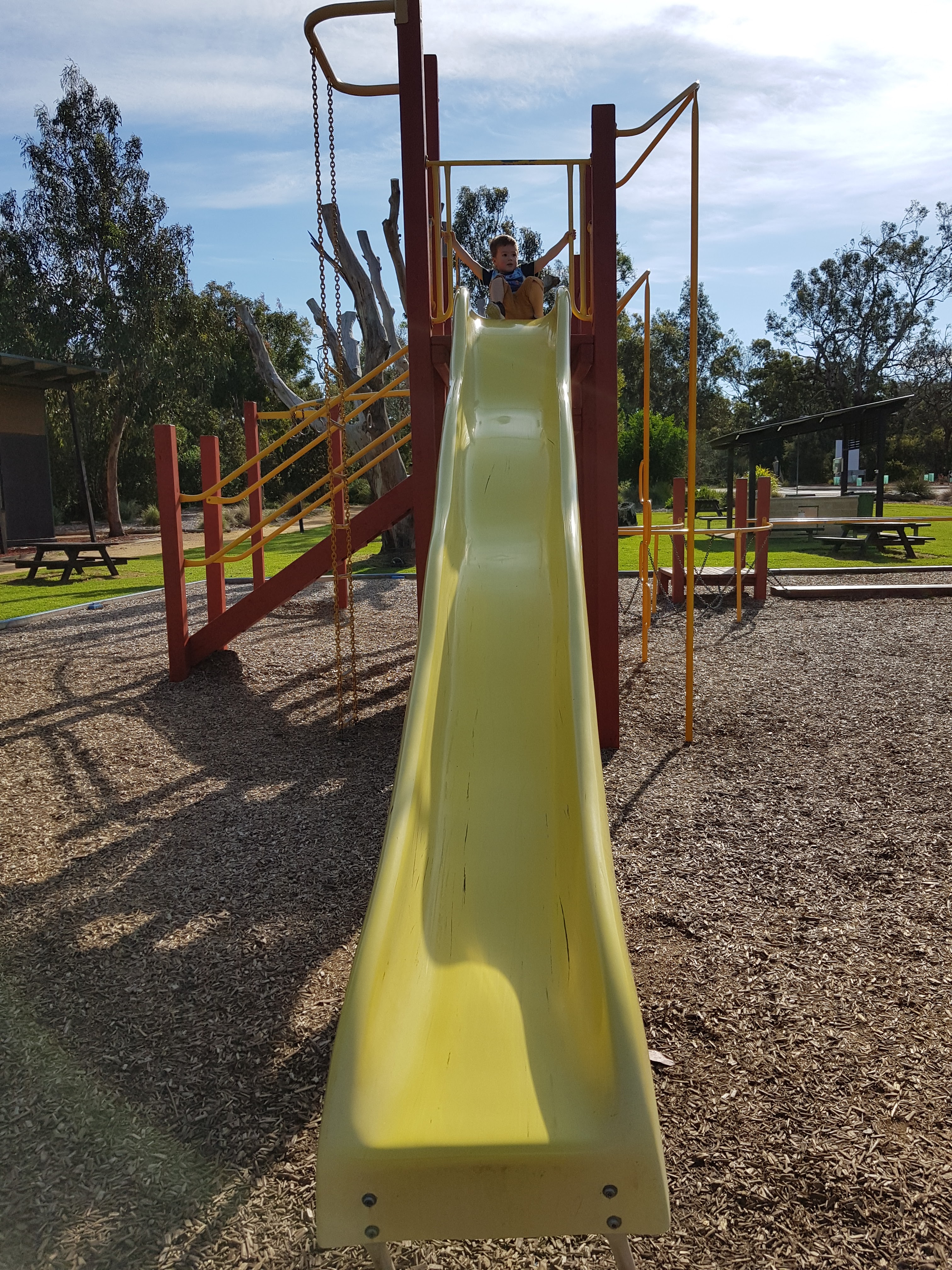 Tall slide