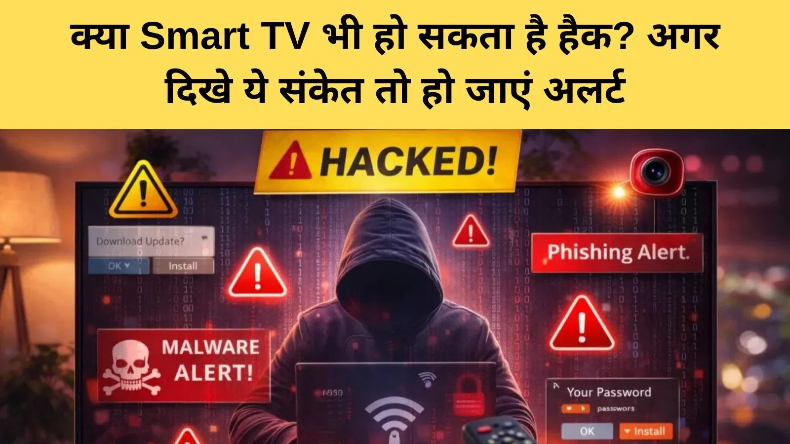 क्या आपका स्मार्ट टीवी सुरक्षित है जानिए हैकिंग के लक्षण