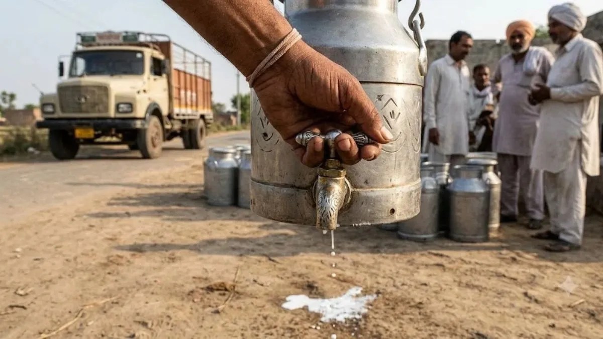 वीटा और अमूल की सप्लाई पर संकट: हरियाणा के पशुपालकों ने किया 1 से 3 अक्टूबर तक हड़ताल का ऐलान | haryana-milk-supply-strike-october-sirsa-farmers-vita-amul