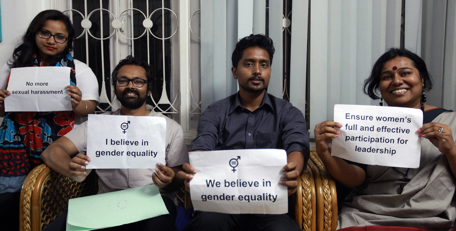 We believe in gender equality