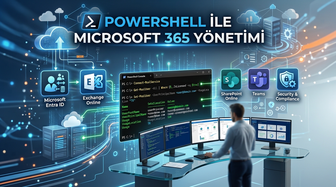 PowerShell ile Microsoft 365 Yönetimi