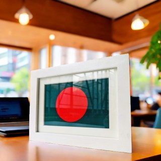 National Flag Mini Frame – Showcase Your Bangladeshi Pride