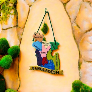 Wall Hanging Bangladesh Map