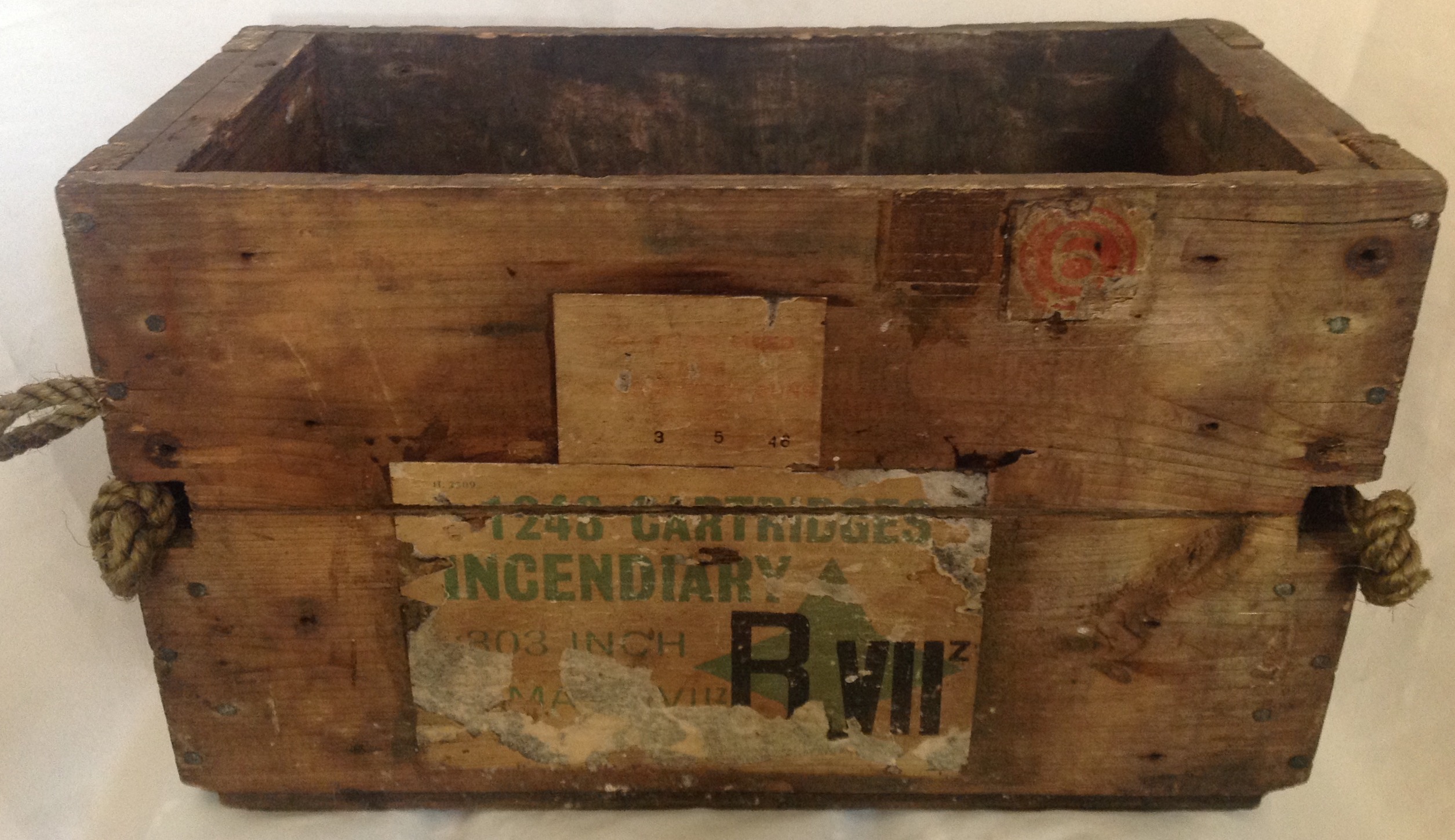 Wooden H13 303 Ammunition Box Tales From The Supply Depot