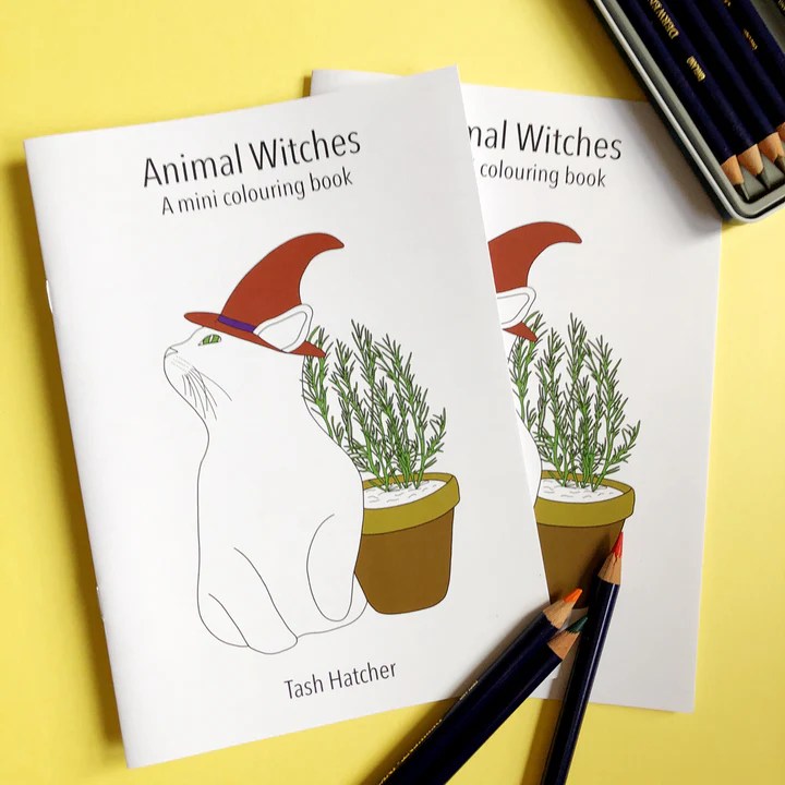 Animal Witches Colouring Book Flipthrough Hatchling Makes