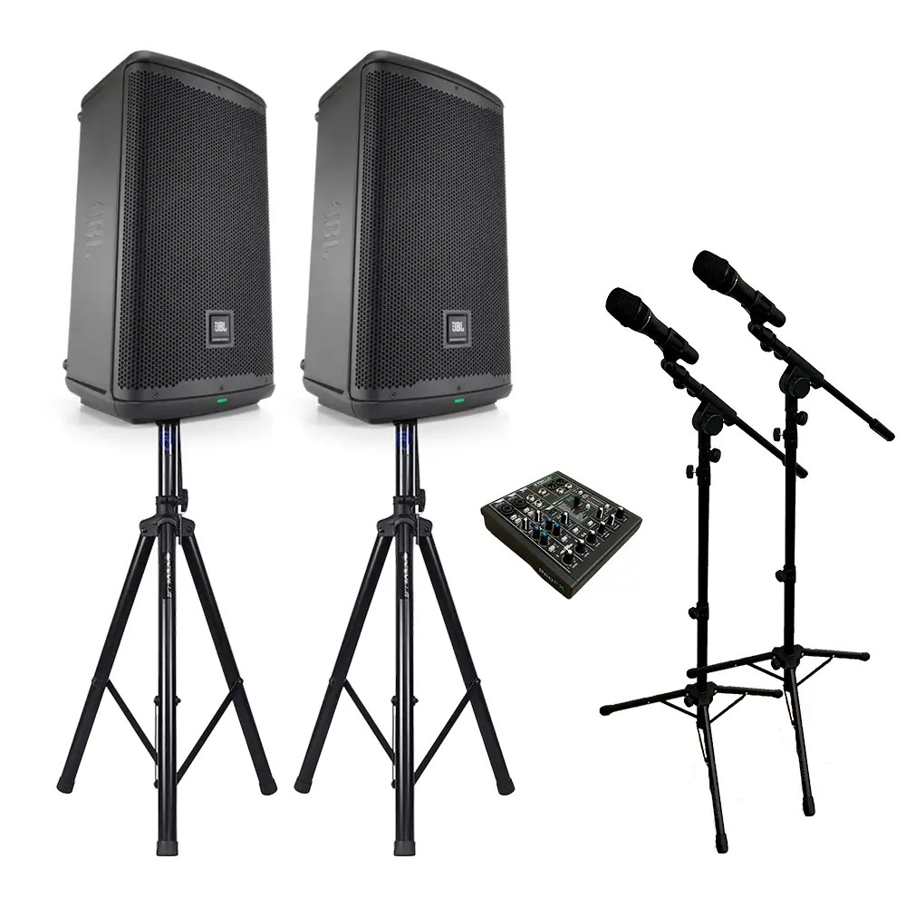 PA Speaker Rental Set - Hatch Multimedia Solutions