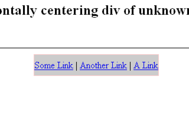 CSS: Horizontal Align For Centering