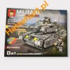 KLOCKI MILITARY TANK 691 PCS 8IN1